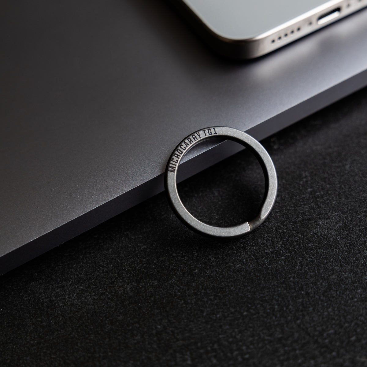 TG1 Titanium Keyring, photo 2