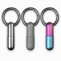 Microblade Pill XL Trio: stainless steel, titanium and multicolor